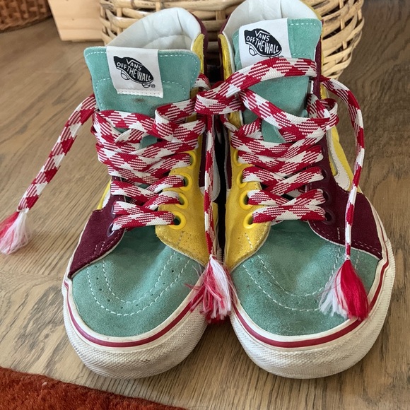Vans Shoes Vans Sk8hi Frayed Laces Crmdemnthmshmlw Sneakers